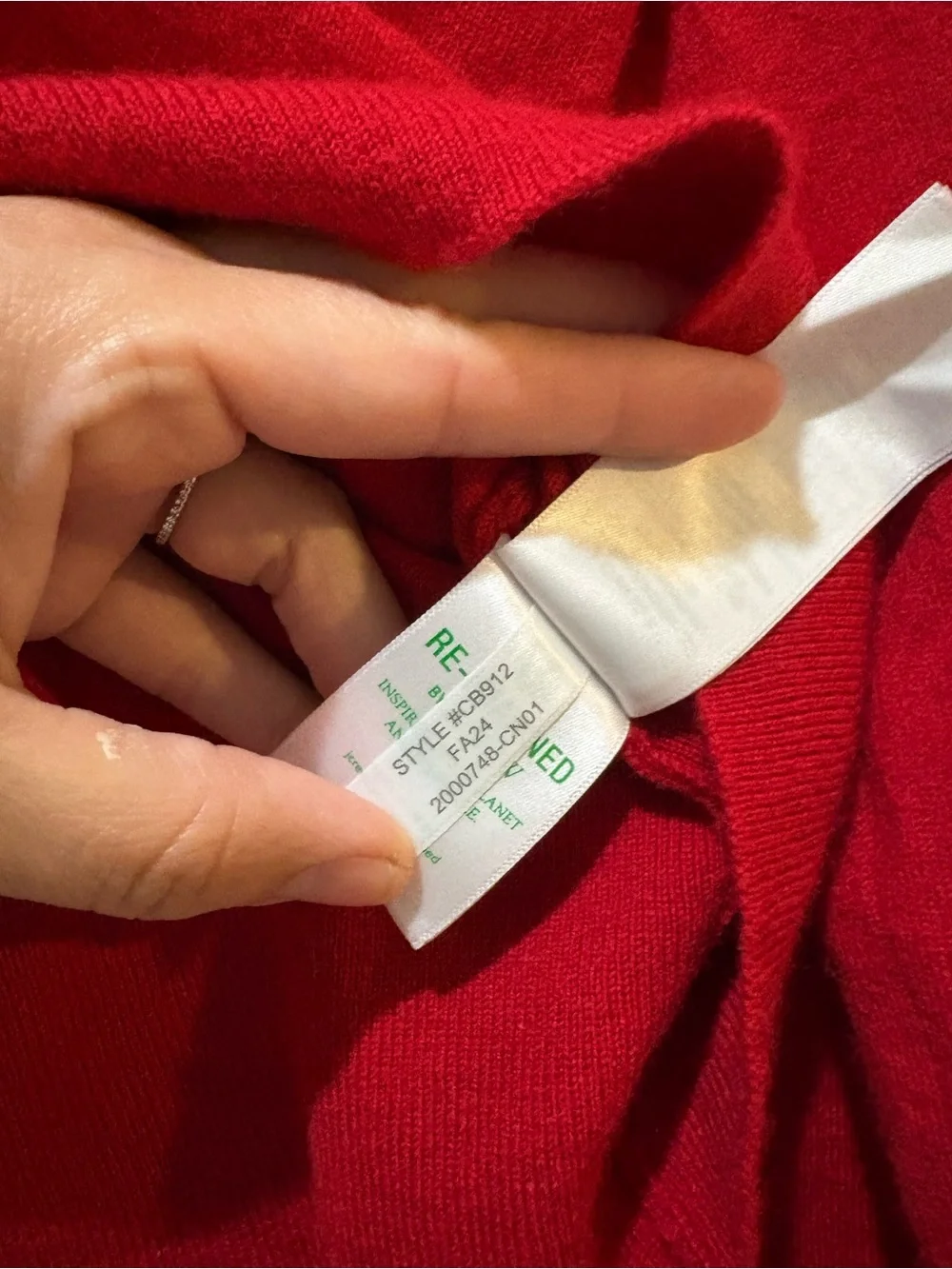 J. Crew XS  Cashmere Women's Red Long-Sleeve Polo Sweater